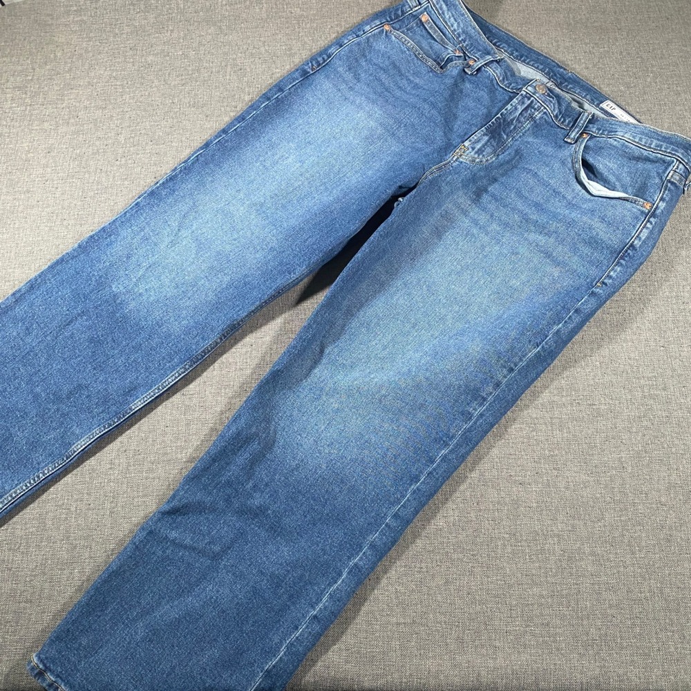 Gap‎ 90s Relaxed Jeans Mens 34x30 Medium Indigo Blue Medium Wash 865119-00